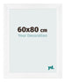 Marco de Fotos 60x80cm Blanco Vintage MDF Pisa Delantera Tamano | Yourdecoration.es