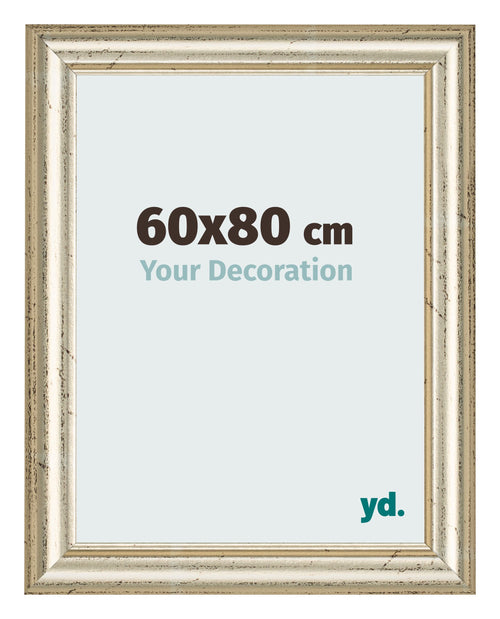 Marco de Fotos 60x80cm Brillo Metalico MDF Lazio Delantera Tamano | Yourdecoration.es