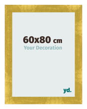 Marco de Fotos 60x80cm Dorado Vintage MDF Pisa Delantera Tamano | Yourdecoration.es