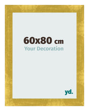 Marco de Fotos 60x80cm Dorado Vintage MDF Pisa Delantera Tamano | Yourdecoration.es