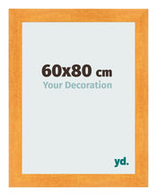 Marco de Fotos 60x80cm Naranja MDF Pisa Delantera Tamano | Yourdecoration.es