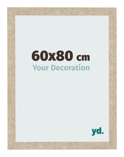 Marco de Fotos 60x80cm Roble Sonoma MDF Bologna Delantera Tamano | Yourdecoration.es