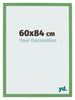Marco de Fotos 60x84 cm Verde MDF Bologna Delantera Tamano | Yourdecoration.es