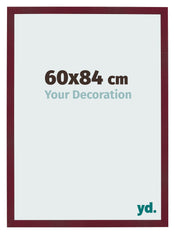 Marco de Fotos 60x84 cm Vino Tinto Barrido MDF Bologna Delantera Tamano | Yourdecoration.es