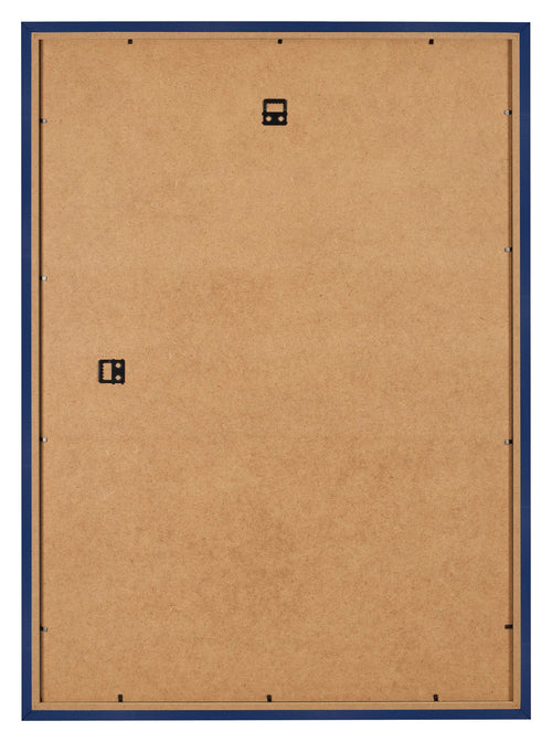 Marco de Fotos 60x84cm Azul Oscuro Barrido MDF Bologna Trasera | Yourdecoration.es