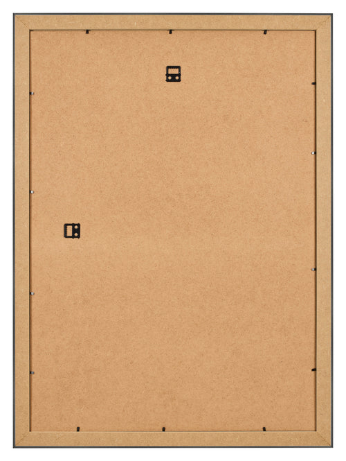 Marco de Fotos 60x84cm Negro Plateado Pulido MDF Pisa Trasera | Yourdecoration.es