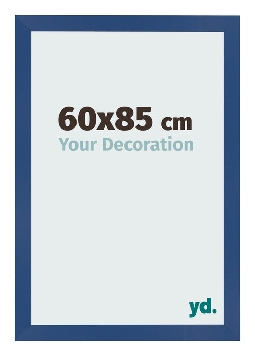 Marco de Fotos 60x85 cm Azul Oscuro MDF Bologna Delantera Tamano | Yourdecoration.es