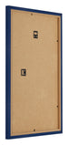 Marco de Fotos 60x85cm Azul Oscuro Barrido MDF Bologna Trasera Oblicuo | Yourdecoration.es