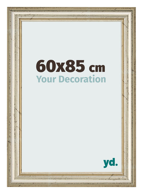 Marco de Fotos 60x85cm Brillo Metalico MDF Lazio Delantera Tamano | Yourdecoration.es