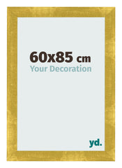Marco de Fotos 60x85cm Dorado Vintage MDF Pisa Delantera Tamano | Yourdecoration.es