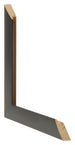 Marco de Fotos 60x85cm Negro Plateado Pulido MDF Pisa Detalle Diametro | Yourdecoration.es