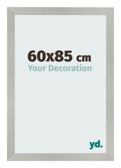 Marco de Fotos 60x85cm Plateado Mate MDF Bologna Delantera Tamano | Yourdecoration.es