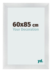 Marco de Fotos 60x85cm Plateado Negro Barrido MDF Pisa Delantera Tamano | Yourdecoration.es