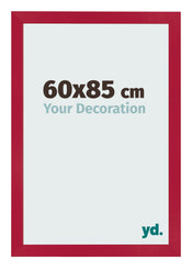Marco de Fotos 60x85cm Rojo MDF Bologna Delantera Tamano | Yourdecoration.es