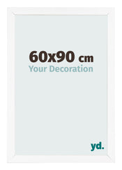 Marco de Fotos 60x90 cm Blanco Mate MDF Bologna Delantera Tamano | Yourdecoration.es