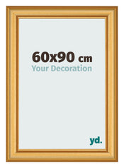 Marco de Fotos 60x90cm Dorado Matte MDF Lazio Delantera Tamano | Yourdecoration.es