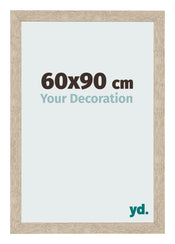 Marco de Fotos 60x90cm Roble Sonoma MDF Bologna Delantera Tamano | Yourdecoration.es