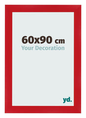 Marco de Fotos 60x90cm Rojo MDF Pisa Delantera Tamano | Yourdecoration.es