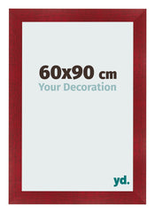 Marco de Fotos 60x90cm Vino Tinto Barrido MDF Pisa Delantera Tamano | Yourdecoration.es