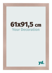 Marco de Fotos 61x91 5 cm Rosa Viejo MDF Bologna Delantera Tamano | Yourdecoration.es