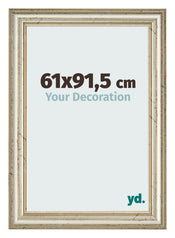 Marco de Fotos 61x91 5cm Brillo Metalico MDF Lazio Delantera Tamano | Yourdecoration.es