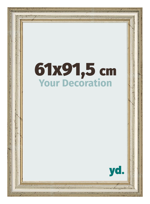 Marco de Fotos 61x91 5cm Brillo Metalico MDF Lazio Delantera Tamano | Yourdecoration.es