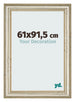 Marco de Fotos 61x91 5cm Brillo Metalico MDF Lazio Delantera Tamano | Yourdecoration.es