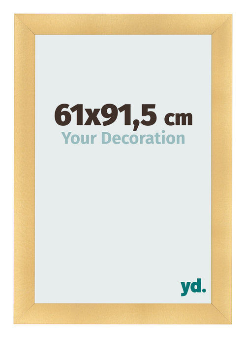 Marco de Fotos 61x91 5cm Dorado Vintage MDF Pisa Delantera Tamano | Yourdecoration.es