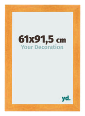 Marco de Fotos 61x91 5cm Naranja MDF Pisa Delantera Tamano | Yourdecoration.es