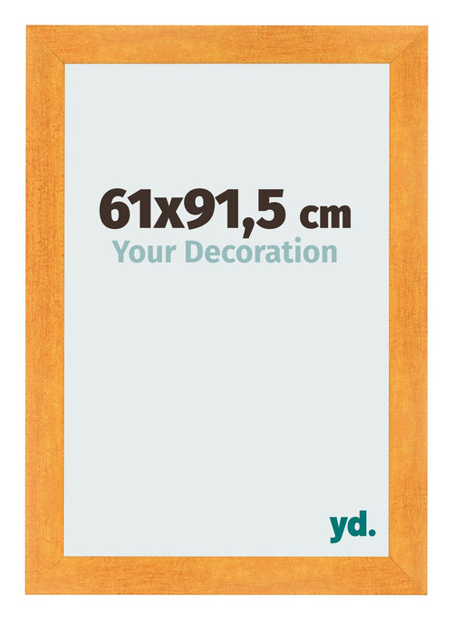 Marco de Fotos 61x91 5cm Naranja MDF Pisa Delantera Tamano | Yourdecoration.es