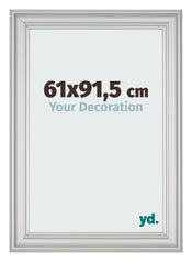 Marco de Fotos 61x91 5cm Plateado Mate MDF Lazio Delantera Tamano | Yourdecoration.es