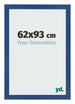 Marco de Fotos 62x93 cm Azul Oscuro MDF Bologna Delantera Tamano | Yourdecoration.es