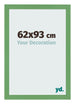 Marco de Fotos 62x93 cm Verde MDF Bologna Delantera Tamano | Yourdecoration.es