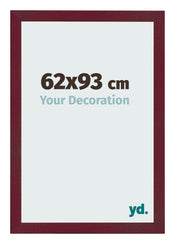 Marco de Fotos 62x93 cm Vino Tinto Barrido MDF Bologna Delantera Tamano | Yourdecoration.es