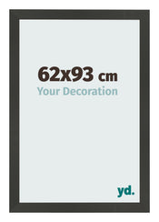 Marco de Fotos 62x93cm Antracita MDF Bologna Delantera Tamano | Yourdecoration.es