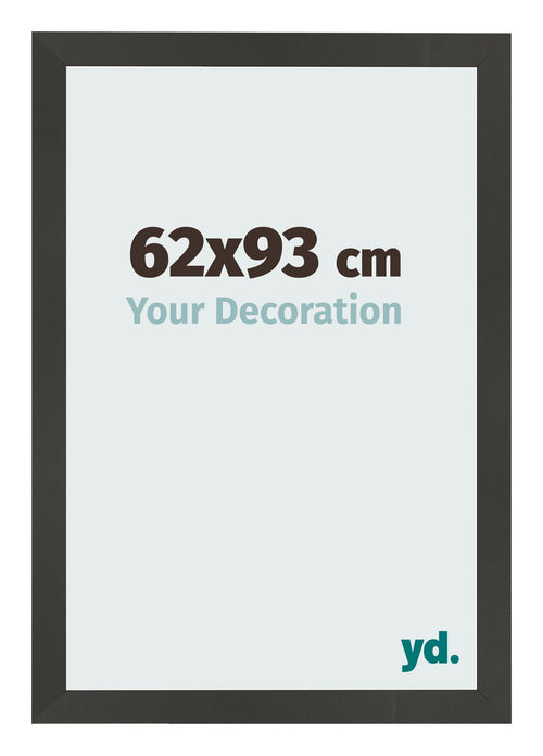 Marco de Fotos 62x93cm Antracita MDF Bologna Delantera Tamano | Yourdecoration.es