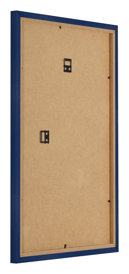 Marco de Fotos 62x93cm Azul Oscuro Barrido MDF Bologna Trasera Oblicuo | Yourdecoration.es