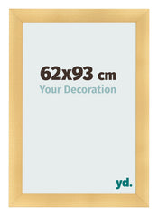 Marco de Fotos 62x93cm Dorado Vintage MDF Pisa Delantera Tamano | Yourdecoration.es