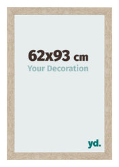 Marco de Fotos 62x93cm Roble Sonoma MDF Bologna Delantera Tamano | Yourdecoration.es