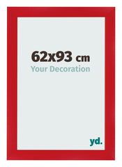 Marco de Fotos 62x93cm Rojo MDF Pisa Delantera Tamano | Yourdecoration.es