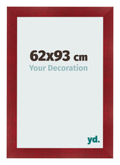 Marco de Fotos 62x93cm Vino Tinto Barrido MDF Pisa Delantera Tamano | Yourdecoration.es