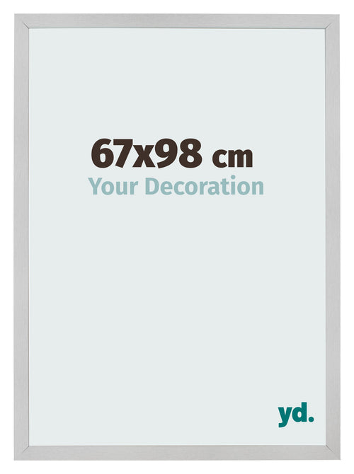 Marco de Fotos 67x98cm Acero Inoxidable MDF Bologna Delantera Tamano | Yourdecoration.es