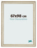 Marco de Fotos 67x98cm Brillo Metalico MDF Lazio Delantera Tamano | Yourdecoration.es