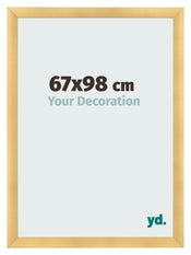 Marco de Fotos 67x98cm Dorado Vintage MDF Pisa Delantera Tamano | Yourdecoration.es