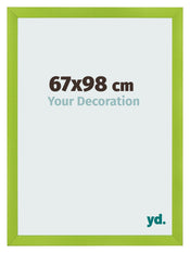 Marco de Fotos 67x98cm Verde MDF Pisa Delantera Tamano | Yourdecoration.es