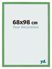 Marco de Fotos 68x98 cm Verde MDF Bologna Delantera Tamano | Yourdecoration.es
