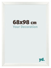 Marco de Fotos 68x98cm Blanco Vintage MDF Pisa Delantera Tamano | Yourdecoration.es