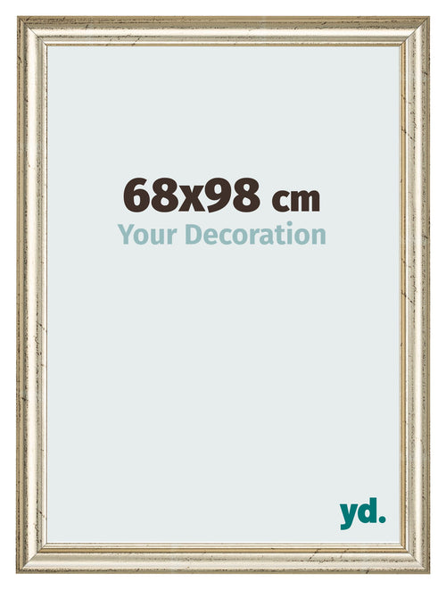 Marco de Fotos 68x98cm Brillo Metalico MDF Lazio Delantera Tamano | Yourdecoration.es