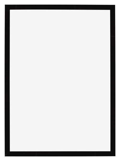 Marco de Fotos 68x98cm Negro Brillante MDF Bologna Delantera | Yourdecoration.es