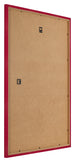 Marco de Fotos 68x98cm Rojo MDF Bologna Trasera Oblicuo | Yourdecoration.es